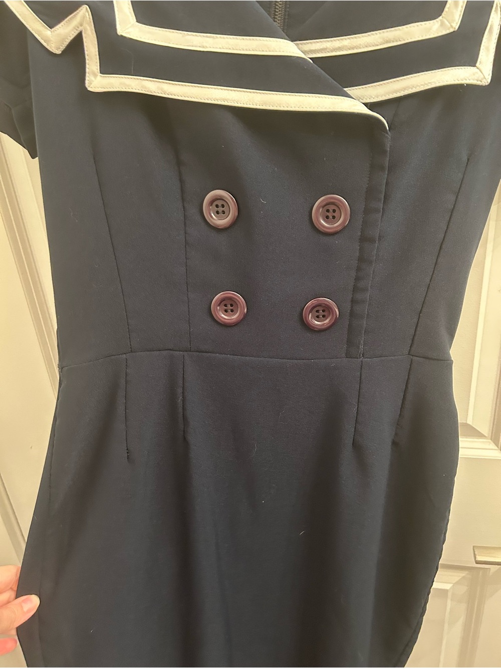 Tatyana Sailor Dress ASO Blair Waldorf Size XL - Picture 5 of 11